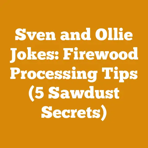Sven and Ollie Jokes: Firewood Processing Tips (5 Sawdust Secrets)