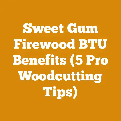 Sweet Gum Firewood BTU Benefits (5 Pro Woodcutting Tips)