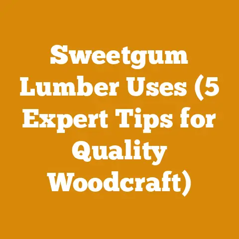 Sweetgum Lumber Uses (5 Expert Tips for Quality Woodcraft)