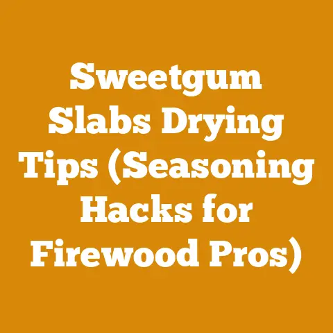 Sweetgum Slabs Drying Tips (Seasoning Hacks for Firewood Pros)