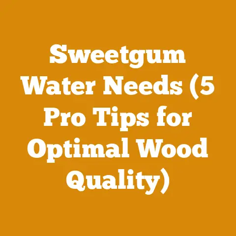 Sweetgum Water Needs (5 Pro Tips for Optimal Wood Quality)
