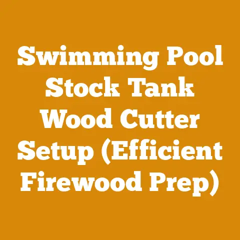 Swimming Pool Stock Tank Wood Cutter Setup (Efficient Firewood Prep)