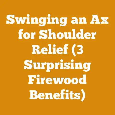 Swinging an Ax for Shoulder Relief (3 Surprising Firewood Benefits)