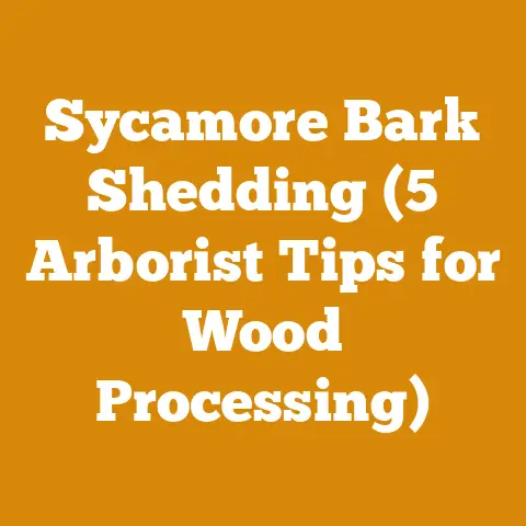 Sycamore Bark Shedding (5 Arborist Tips for Wood Processing)