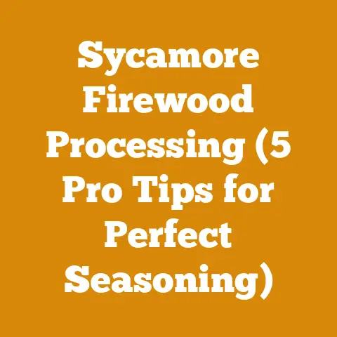 Sycamore Firewood Processing (5 Pro Tips for Perfect Seasoning)