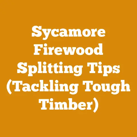 Sycamore Firewood Splitting Tips (Tackling Tough Timber)