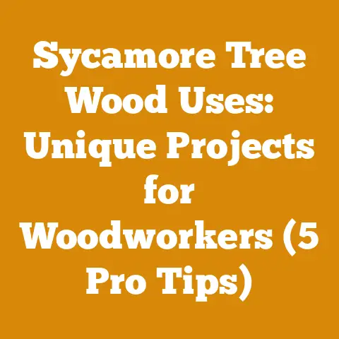 Sycamore Tree Wood Uses: Unique Projects for Woodworkers (5 Pro Tips)