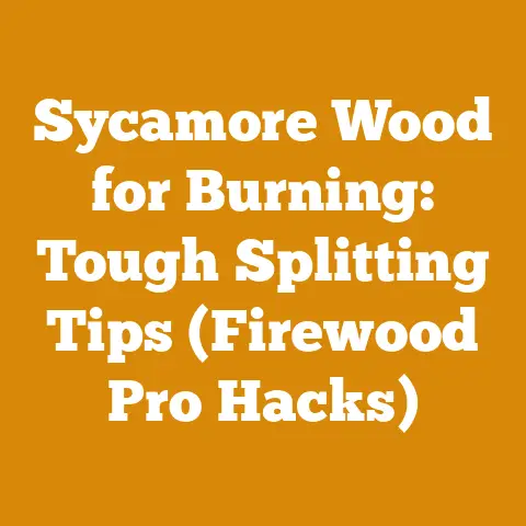Sycamore Wood for Burning: Tough Splitting Tips (Firewood Pro Hacks)