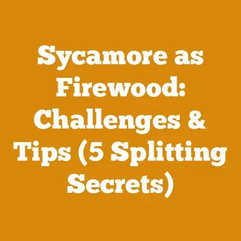 Sycamore as Firewood: Challenges & Tips (5 Splitting Secrets)