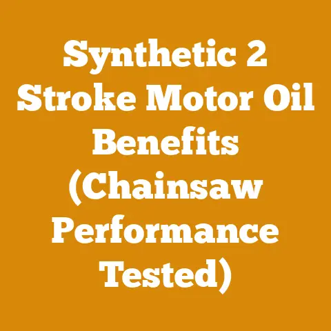Synthetic 2 Stroke Motor Oil Benefits (Chainsaw Performance Tested)