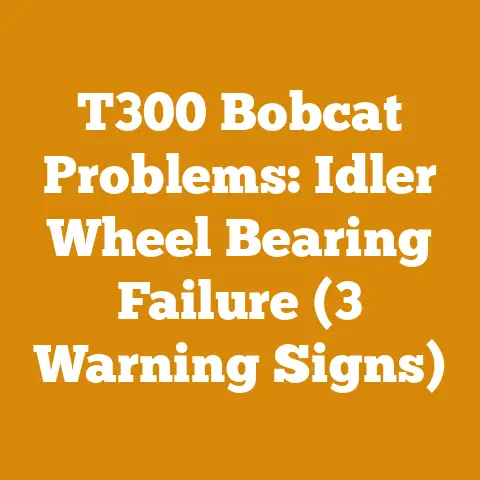 T300 Bobcat Problems: Idler Wheel Bearing Failure (3 Warning Signs)