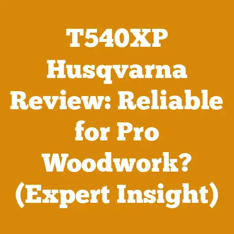 T540XP Husqvarna Review: Reliable for Pro Woodwork? (Expert Insight)
