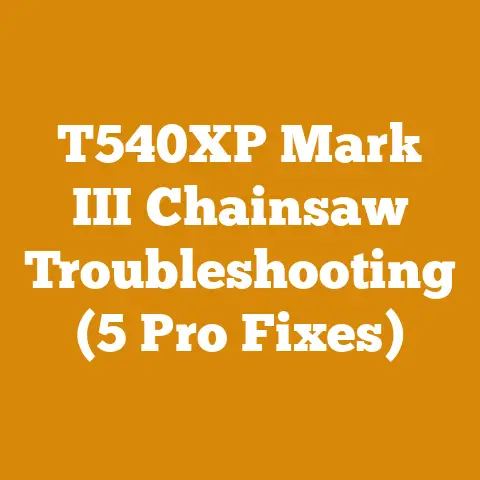 T540XP Mark III Chainsaw Troubleshooting (5 Pro Fixes)