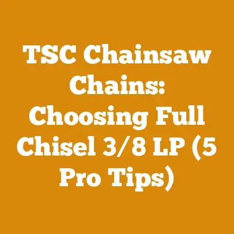 TSC Chainsaw Chains: Choosing Full Chisel 3/8 LP (5 Pro Tips)