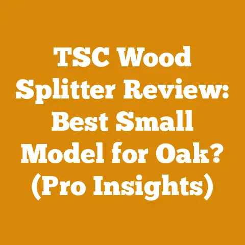 TSC Wood Splitter Review: Best Small Model for Oak? (Pro Insights)