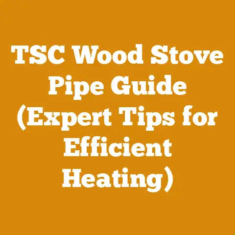 TSC Wood Stove Pipe Guide (Expert Tips for Efficient Heating)