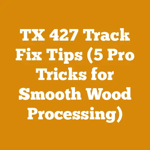 TX 427 Track Fix Tips (5 Pro Tricks for Smooth Wood Processing)