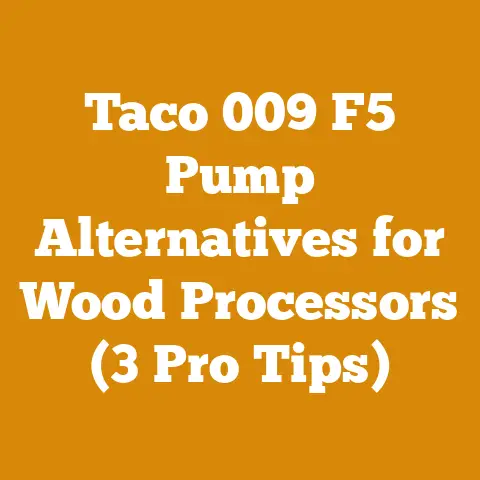 Taco 009 F5 Pump Alternatives for Wood Processors (3 Pro Tips)
