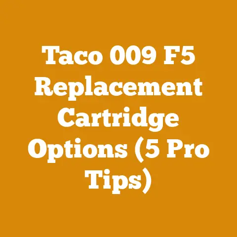 Taco 009 F5 Replacement Cartridge Options (5 Pro Tips)