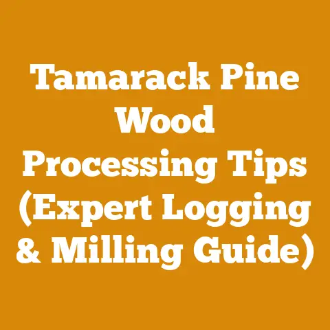 Tamarack Pine Wood Processing Tips (Expert Logging & Milling Guide)