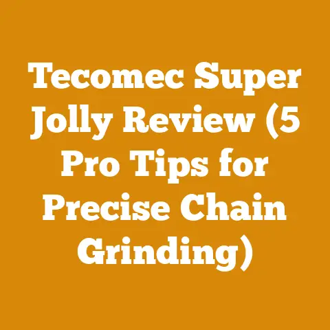 Tecomec Super Jolly Review (5 Pro Tips for Precise Chain Grinding)