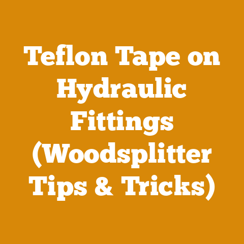 Teflon Tape on Hydraulic Fittings (Woodsplitter Tips & Tricks)