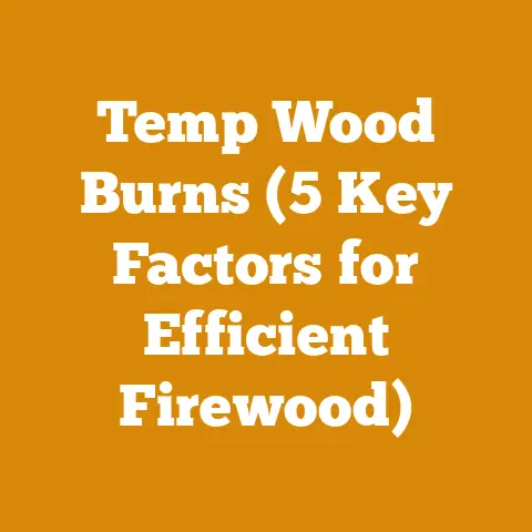 Temp Wood Burns (5 Key Factors for Efficient Firewood)