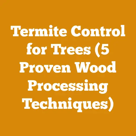 Termite Control for Trees (5 Proven Wood Processing Techniques)