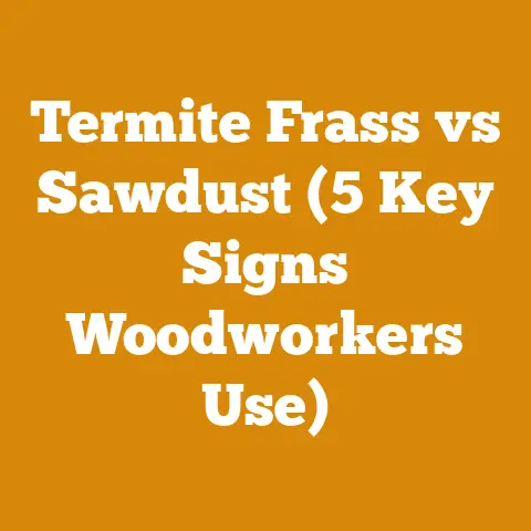 Termite Frass vs Sawdust (5 Key Signs Woodworkers Use)