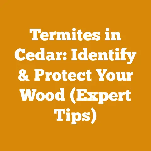 Termites in Cedar: Identify & Protect Your Wood (Expert Tips)