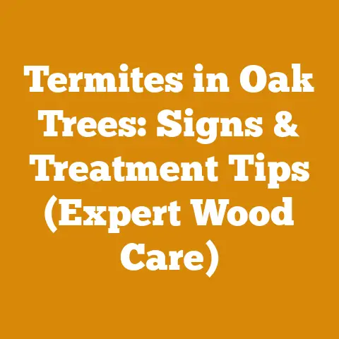 Termites in Oak Trees: Signs & Treatment Tips (Expert Wood Care)