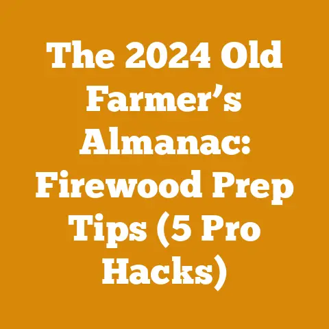 The 2024 Old Farmer’s Almanac: Firewood Prep Tips (5 Pro Hacks)