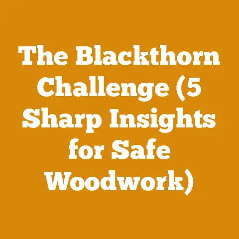 The Blackthorn Challenge (5 Sharp Insights for Safe Woodwork)