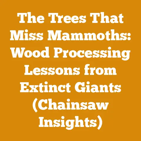 The Trees That Miss Mammoths: Wood Processing Lessons from Extinct Giants (Chainsaw Insights)