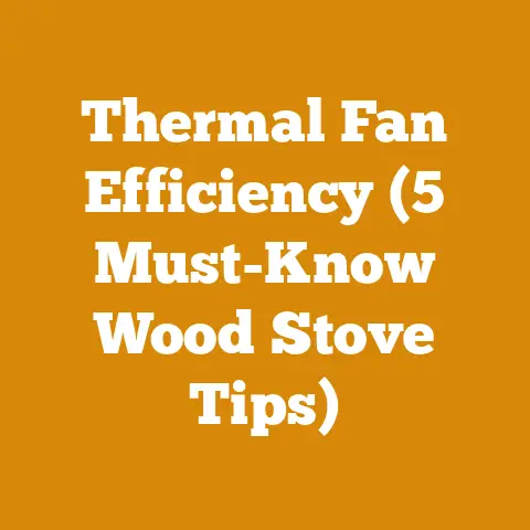 Thermal Fan Efficiency (5 Must-Know Wood Stove Tips)