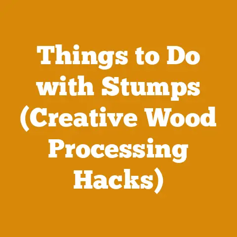 Things to Do with Stumps (Creative Wood Processing Hacks)