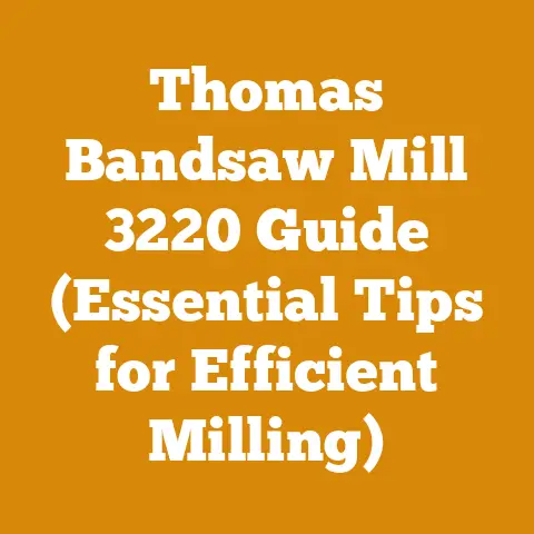 Thomas Bandsaw Mill 3220 Guide (Essential Tips for Efficient Milling)