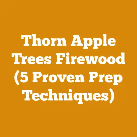 Thorn Apple Trees Firewood (5 Proven Prep Techniques)