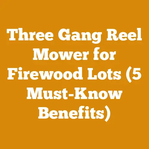 Three Gang Reel Mower for Firewood Lots (5 Must-Know Benefits)
