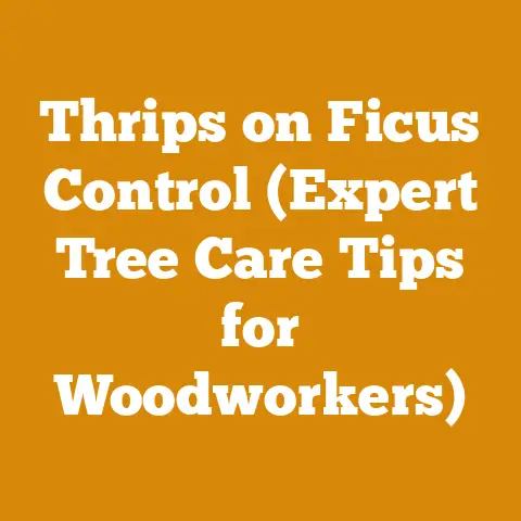 Thrips on Ficus Control (Expert Tree Care Tips for Woodworkers)