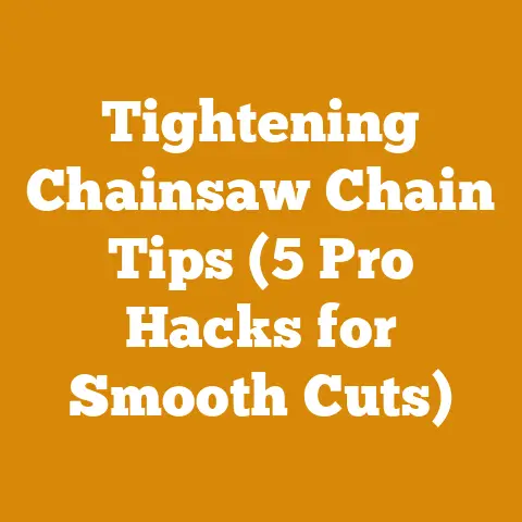 Tightening Chainsaw Chain Tips (5 Pro Hacks for Smooth Cuts)