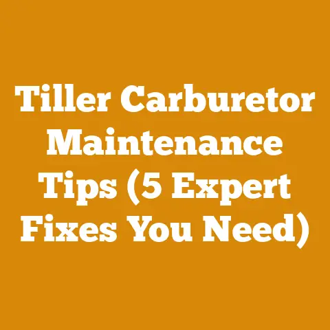 Tiller Carburetor Maintenance Tips (5 Expert Fixes You Need)