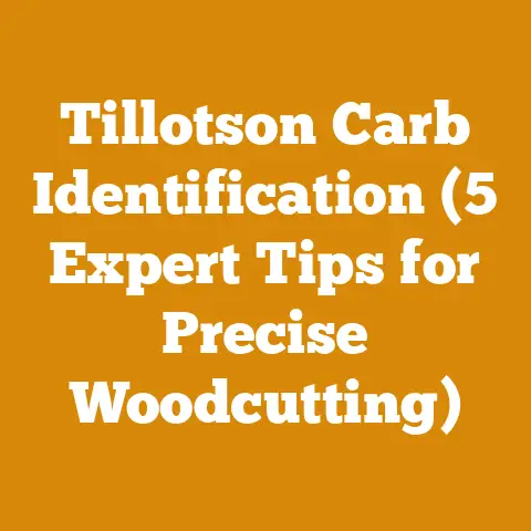 Tillotson Carb Identification (5 Expert Tips for Precise Woodcutting)