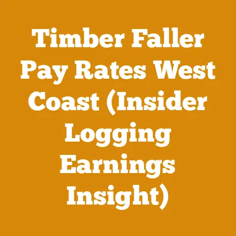 Timber Faller Pay Rates West Coast (Insider Logging Earnings Insight)