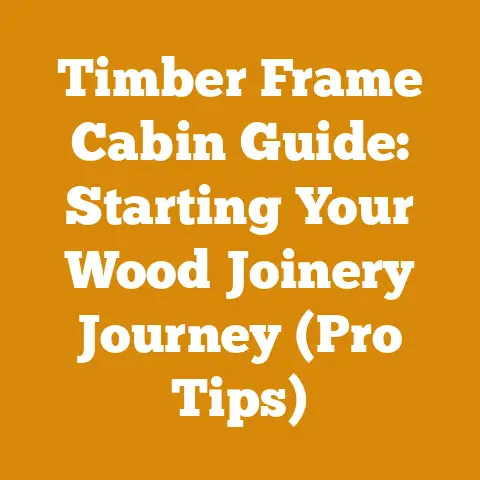 Timber Frame Cabin Guide: Starting Your Wood Joinery Journey (Pro Tips)
