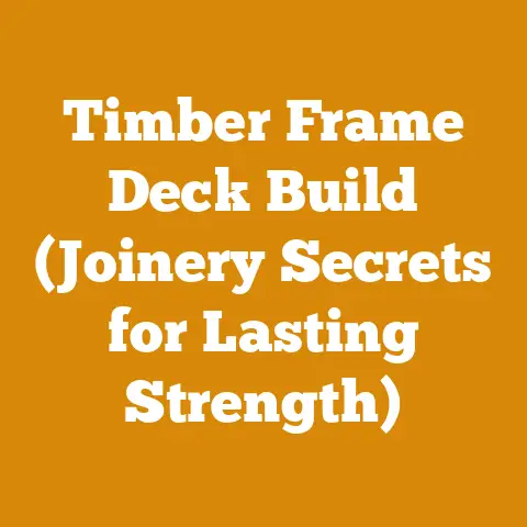 Timber Frame Deck Build (Joinery Secrets for Lasting Strength)