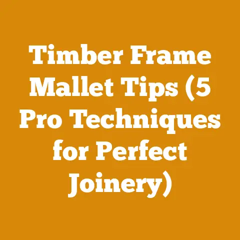Timber Frame Mallet Tips (5 Pro Techniques for Perfect Joinery)