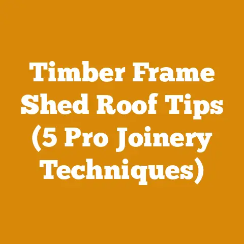 Timber Frame Shed Roof Tips (5 Pro Joinery Techniques)