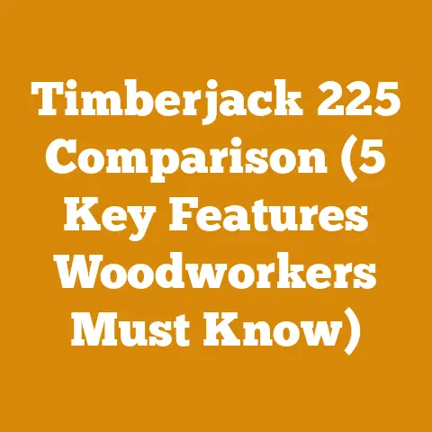 Timberjack 225 Comparison (5 Key Features Woodworkers Must Know)