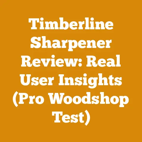 Timberline Sharpener Review: Real User Insights (Pro Woodshop Test)